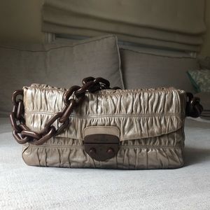 Authentic Prada Nappa Gaufre Leather Handbag